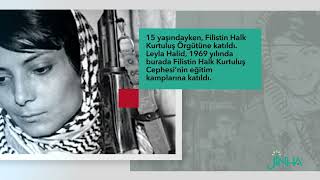 Filistinli devrimci Leyla Halid Resimi