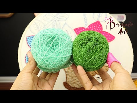 ¡¡Es muy fácil!! 🍃🪡BORDADO FANTASÍA PARA HOJAS 🍃🪡PUNTADAS ENREJADO O DE RED