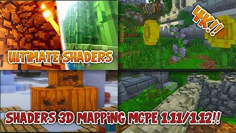 Realistic Shader 3D Texture Ultimate Shaders Ultra Mapping For MCPE 1.11/1.12!!