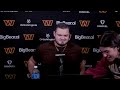 OL Nick Allegretti Speaks to the Media After Re-Signing | Washington Commanders