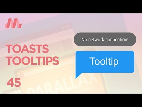 Curso Materialize CSS - Aula 45 - Javascript (Toasts e Tooltips)