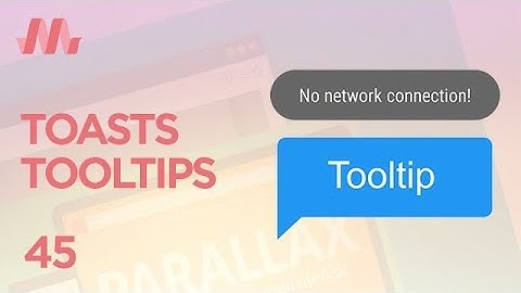Curso Materialize CSS - Aula 45 - Javascript (Toasts e Tooltips)