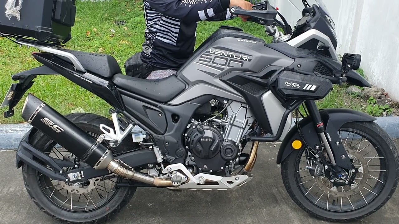 Bristol Venturi 500 with SC Project 570mm exhaust