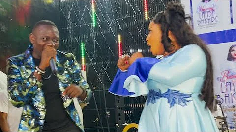 See What Actress Laide Bakare Did To Segun Johnson, Idan,& Oritse Femi While They Were Singing