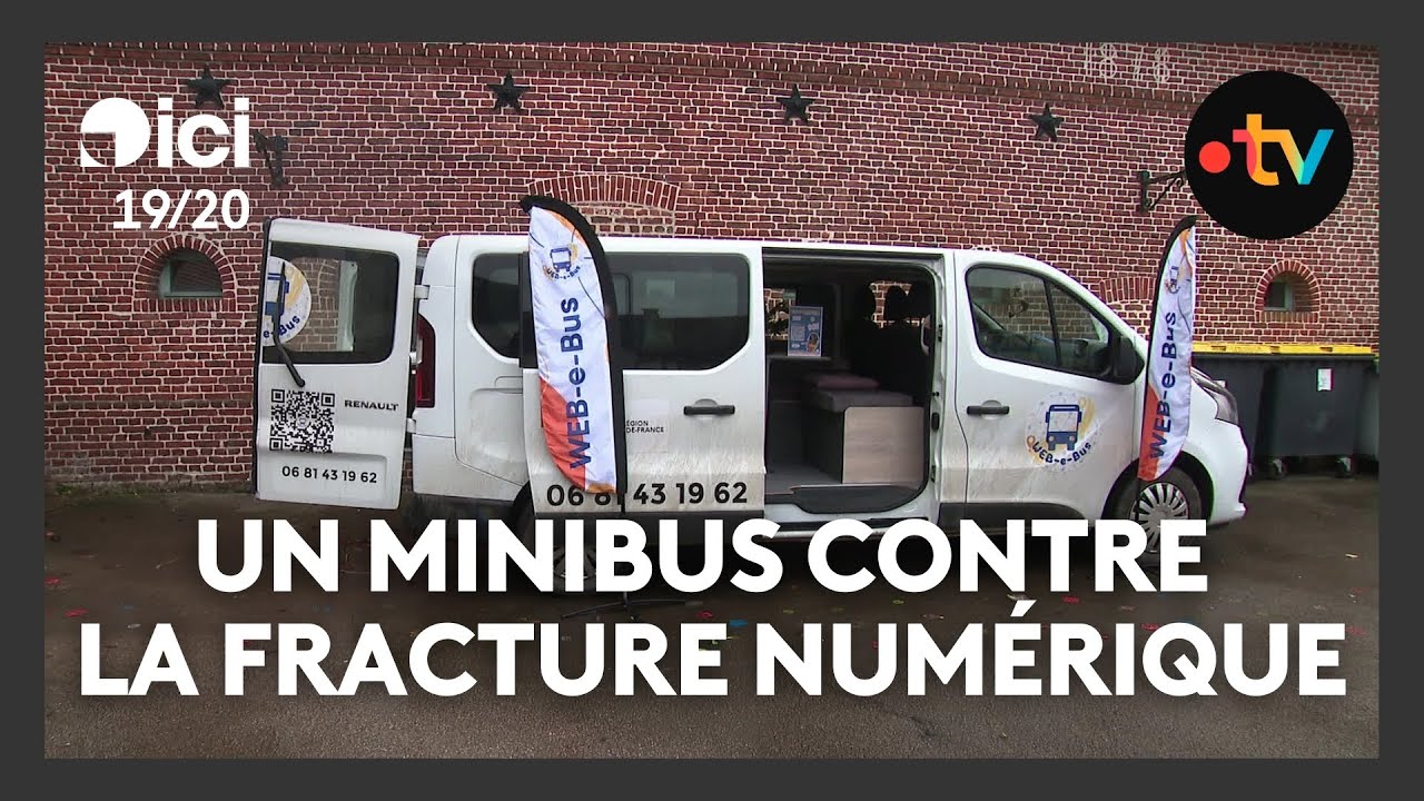 Un minibus contre la fracture numérique en milieu rural