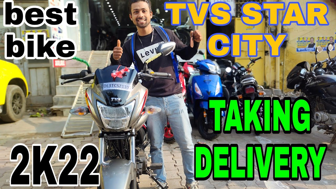 TVS Star City plus 2k22 || Taking Delivery || 110cc bike || mileage best bike