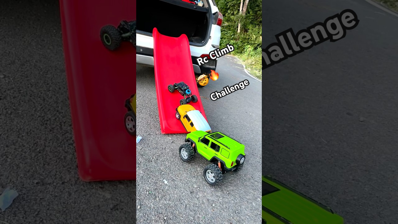 Big & Small RC Cars Climb Challenge - Who Wins?🔥