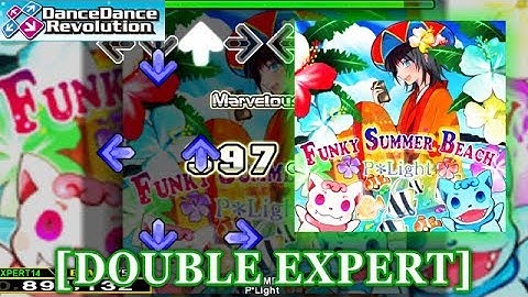 【DDR 2014】 FUNKY SUMMER BEACH [DOUBLE EXPERT] 譜面確認＋クラップ