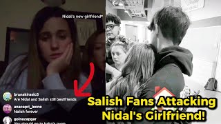 Nidal Wonder's Girlfriend Goes Live After Salish Matter's Fans Attacking Her!? 😱😨