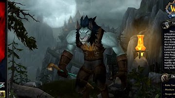 Leaked World of Warcraft Cataclysm - Character Creation (Worgen)