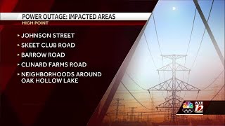 High Point: Nearly 2,000 Duke Energy customers without power after overnight outages