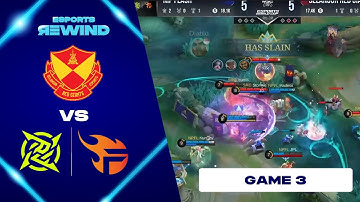 Selangor Red Giants vs NIP Flash - Game 3 - MSC 2024 Semi Final | HIGHLIGHTS GAMEPLAY