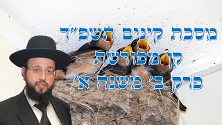 מסכת קינים תשפ"ד קן מפורשת פרק ב' משנה א'