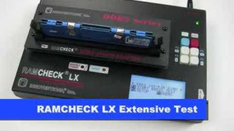 DDR3 DDR2 Memory Tester: RAMCHECK LX