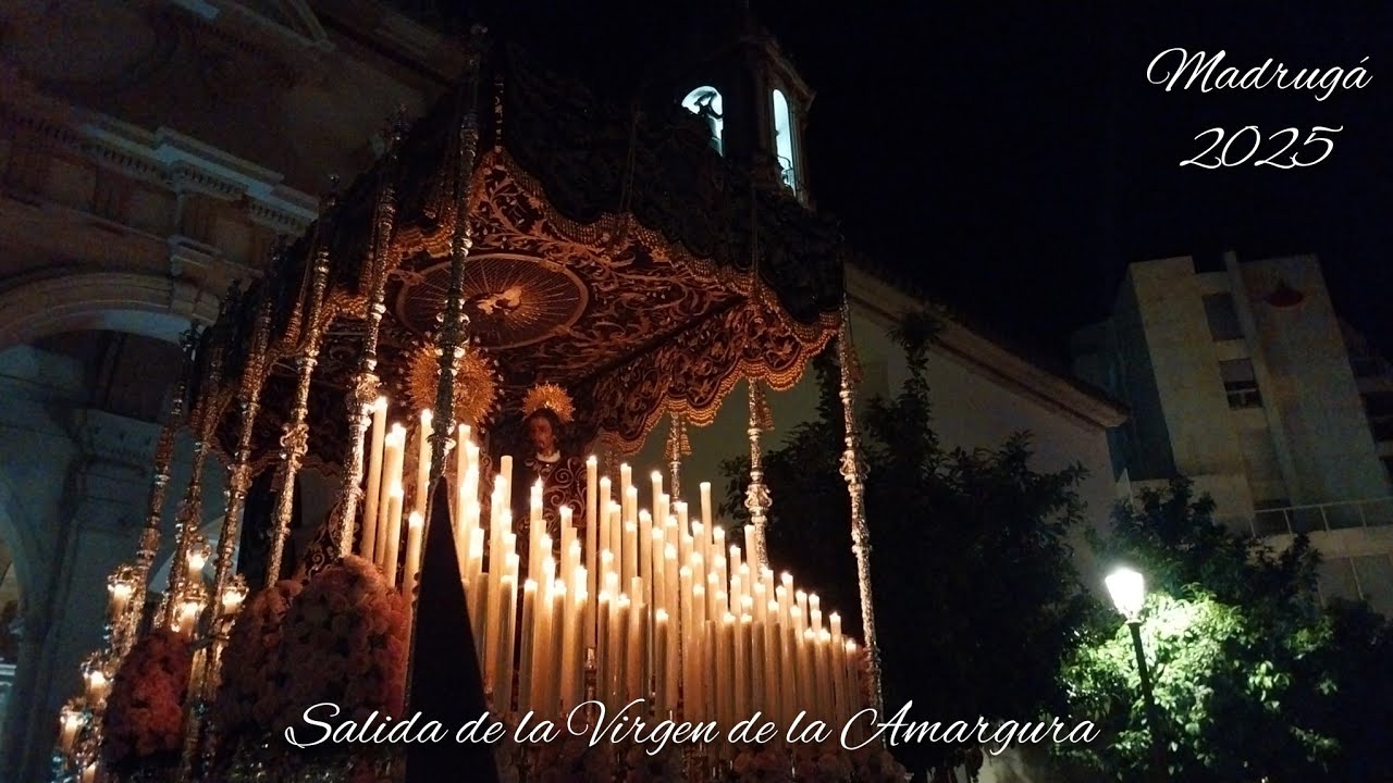 Salida de la Virgen de la Amargura Coronada | Madrugá Huelva 2025 (HD)