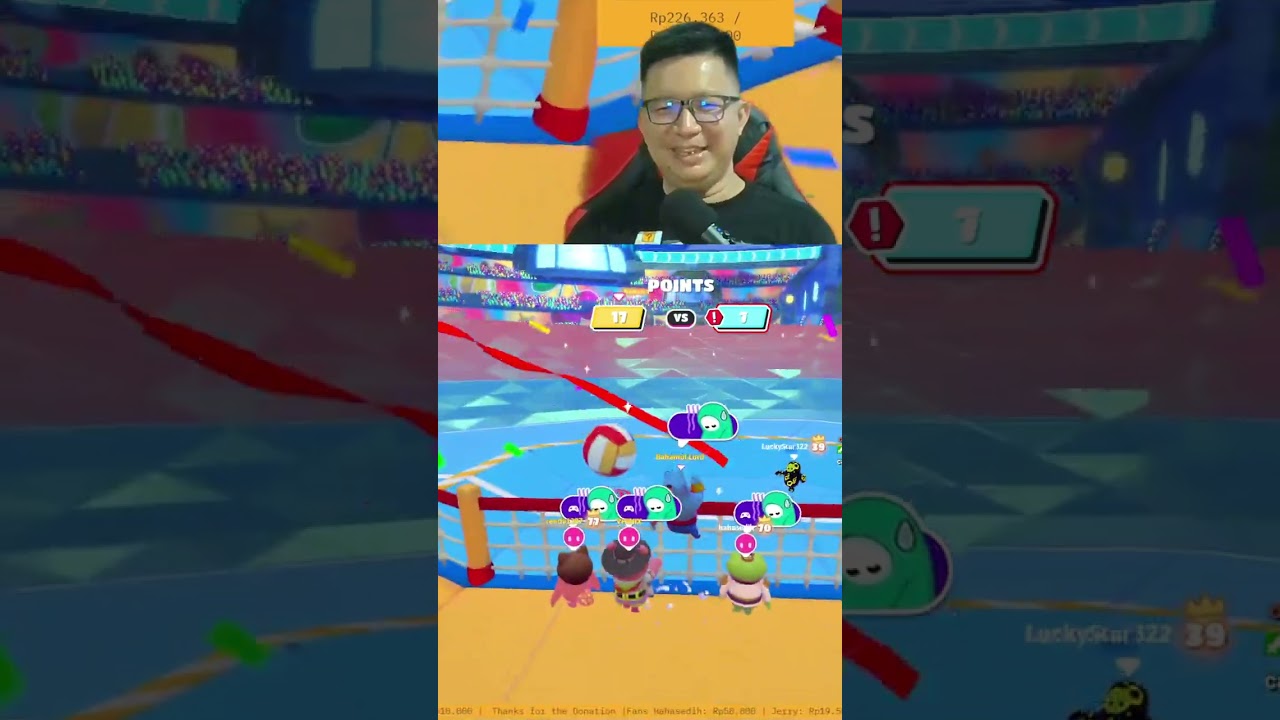 How To Troll People on Volley Fall - Fall Guys | 