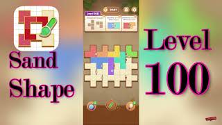 Sand Shape Level 100 Walkthrough 🔶 | Geometric Logic Puzzle Solution | MiniBoss