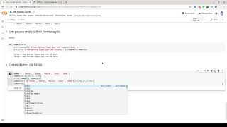 Python 6 - Listas aninhadas