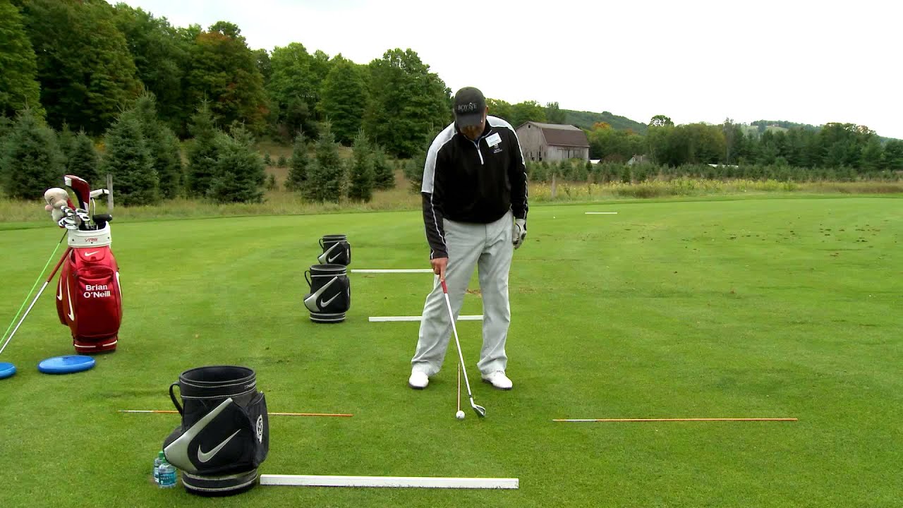 Brian O'Neill Hitting Down on the Ball with your Irons MPEG 4 YouTube