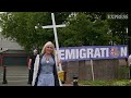 Anti-migrant 'UPRISING' continues with HUGE 'remigration' march in Tamworth