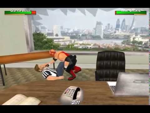 Wrestling Revolution 3D: Thrown Through Office Window