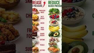 increase blood pressure vz reduce blood pressure food items