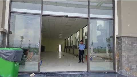 Cửa kính cường lực trượt tự động tại bình dương