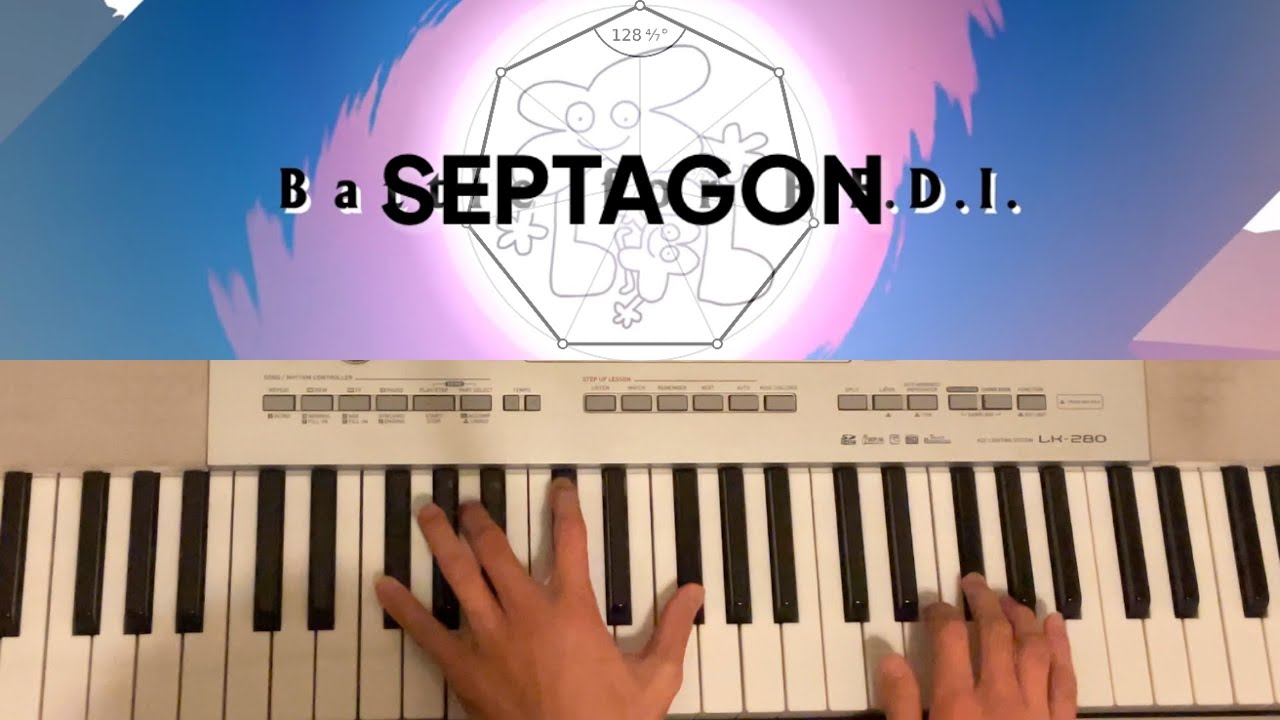 How To Play - BFB - Septagon (Step-by-step piano tutorial) - YouTube