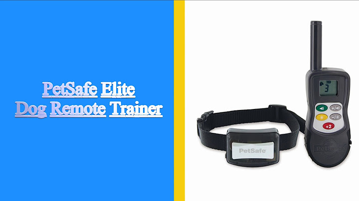 Petsafe elite dog training collar review