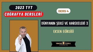 DÜNYA'NIN ŞEKLİ VE HAREKETLERİ 3(Eksen Eğikliği) #coğrafya #tyt #tytcoğrafya #yks