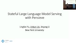 EUROSYS '25 | Stateful Large Language Model Serving with Pensieve