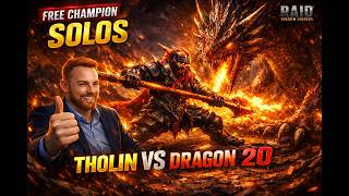 Sub 2 minutes with NO Regen Gear! Tholin Destroys Dragon 20. Raid shadow Legends