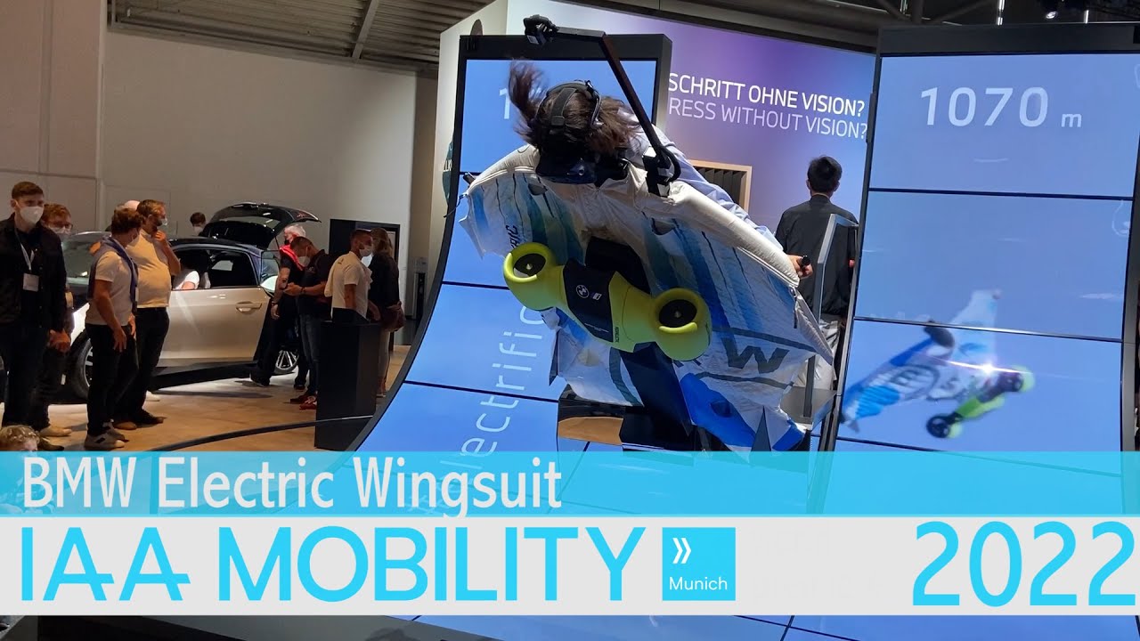 2022 BMW Electric Wingsuit Demo Test Stand  Walkaround IAA 2021 Munich