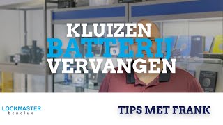 Lockmaster Batterij Vervangen In Kluizen