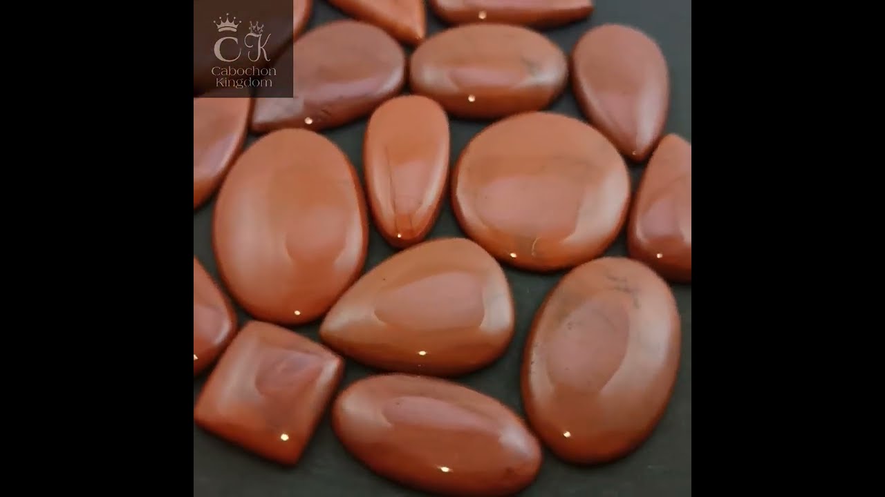 Natural Red Jasper Cabochon Gemstone Lot 