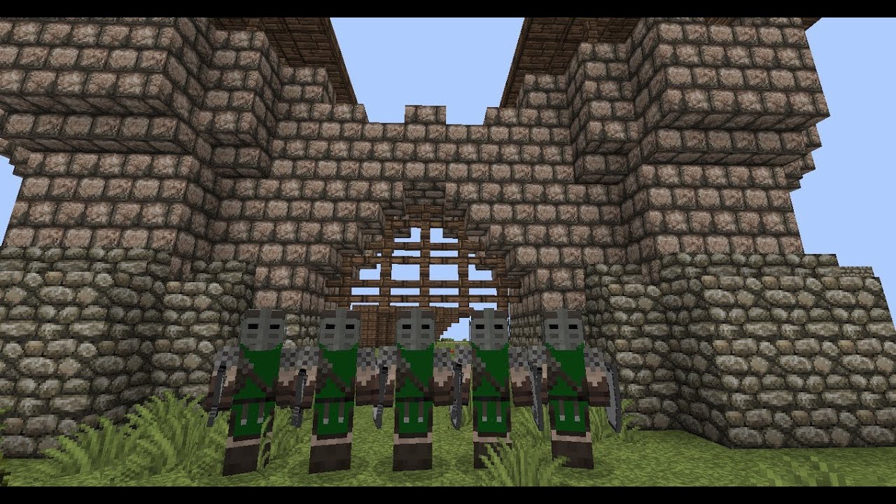 Minecraft medieval warfare mod