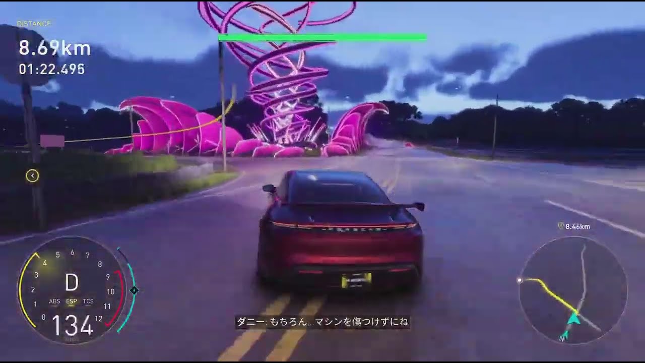 【The crew】電動ポルシェを運ぶだけ。