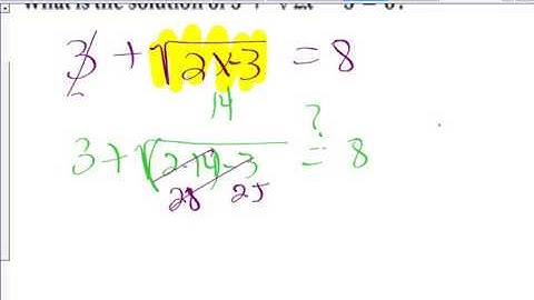 Algebra 2:   6-5 Solving Square Root and other Radical Equations  pr 1 2