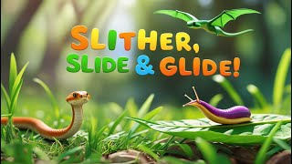 🐍 Animals That Slither, Slide, or Glide! 🦎