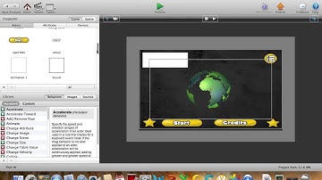 How to change scenes on Gamesalad Creator