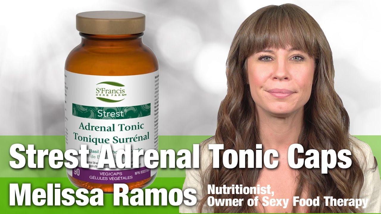 St. Francis Herb Farm Strest Adrenal Tonic Capsules with Nutritionist