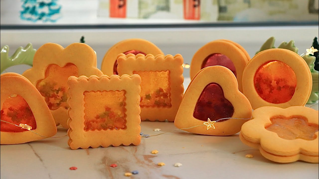 Я УДИВЛЯЮСЬ ДЕЛАТЬ СТЕКЛЯННОЕ ПЕЧЕНЬЕ🤩! Забавный рецепт печенья, которое тает во рту👌🏻