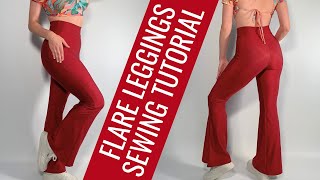 Flare Leggings Sewing Tutorial Nats Patterns