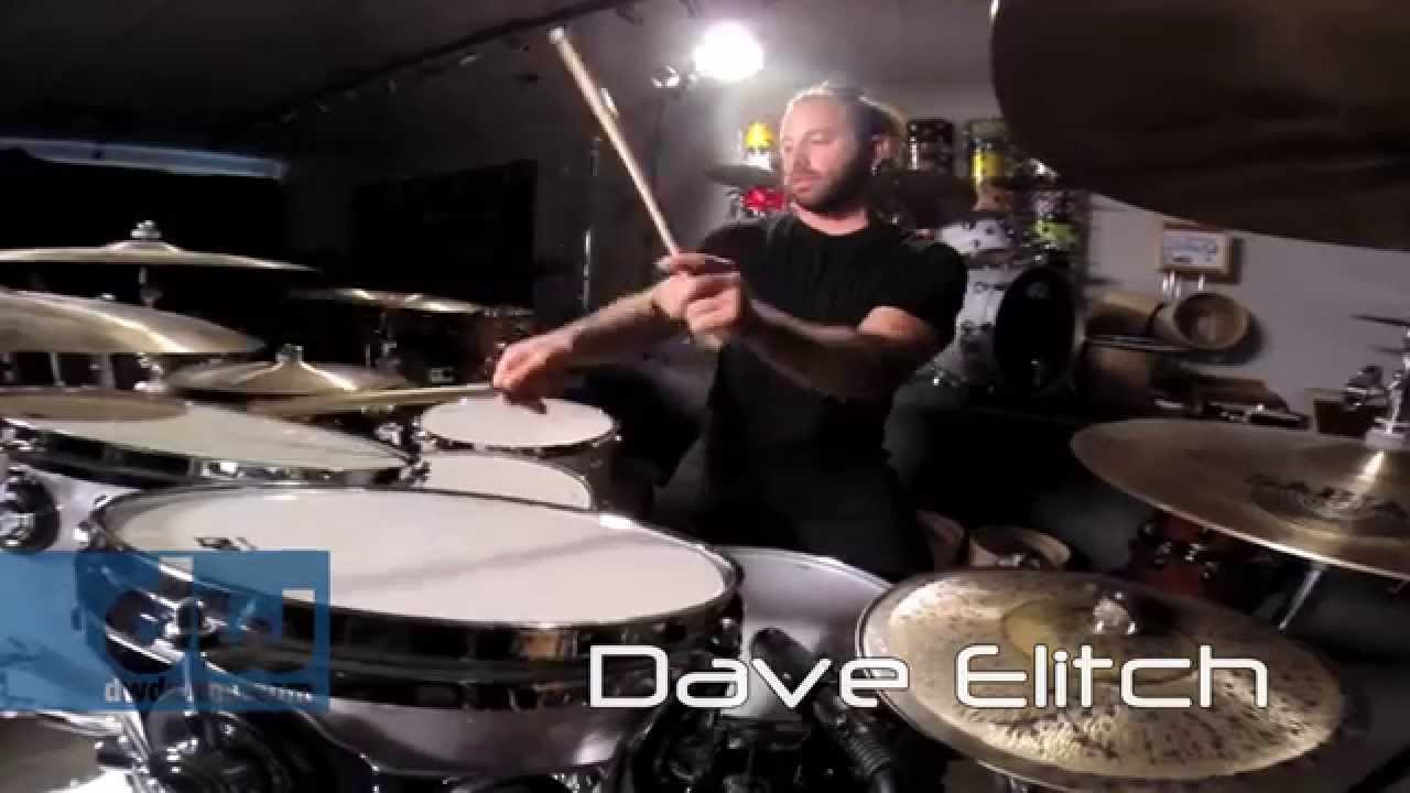 Dave Elitch plays DW Drums (100% GoPro)