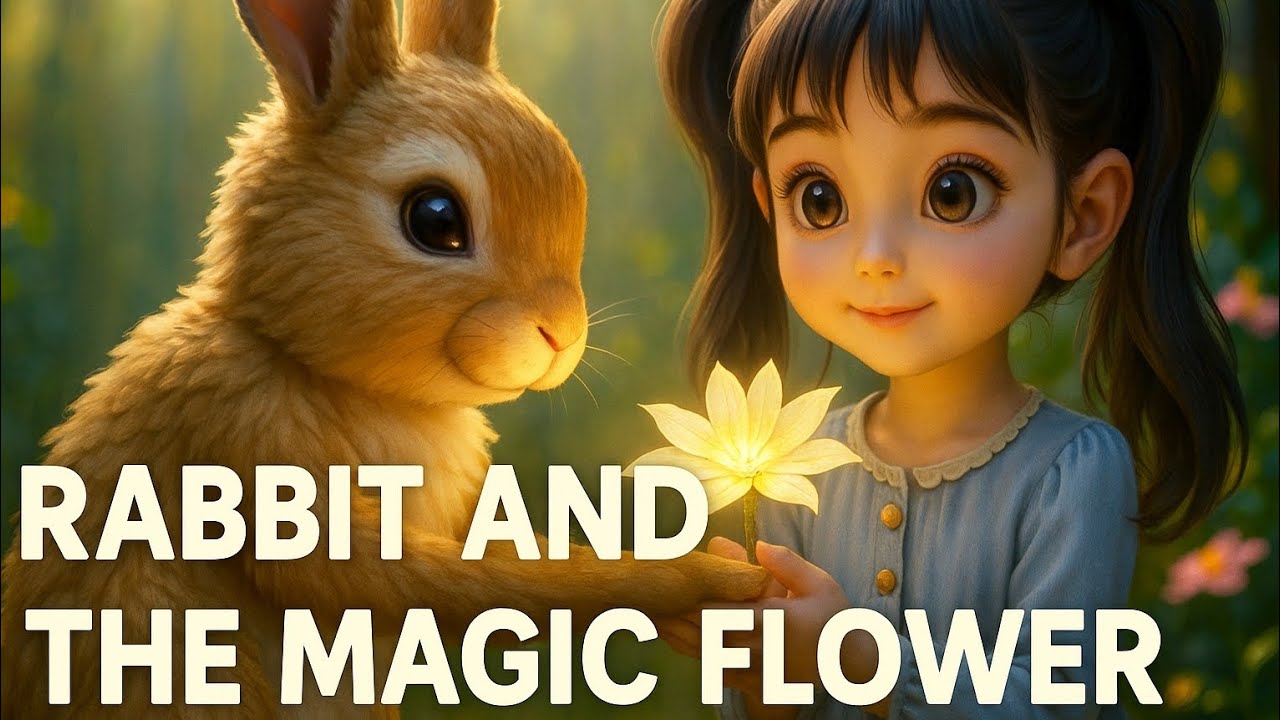“Rabbit and the Glowing Flower | A Magical Friendship Tale” 