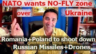 I was Right. NATO's NO-FLY zone over Ukraine.NATO uses Romania+Poland to shoot down Russian missiles