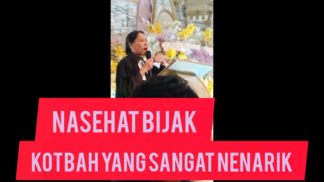 NASEHAT BAIK oleh Pdt. Resna Malau
