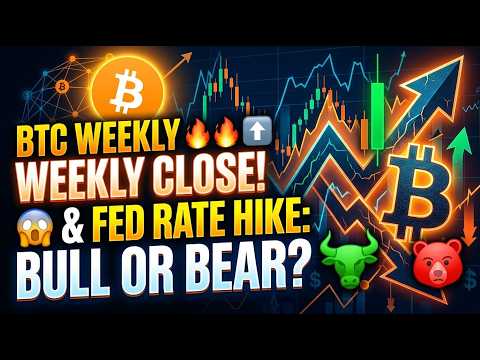 Video preview for Btc FED RATE HIKE BULL OR BEAR? Weekly candle close update @cryptocurrencytamil