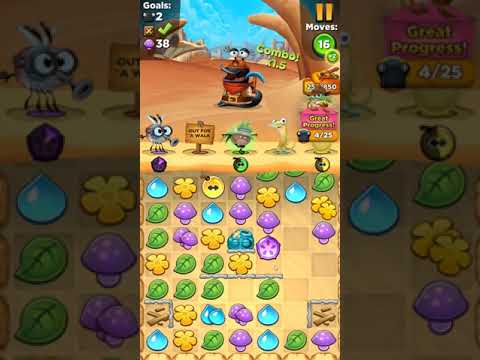 Best Fiends level 102 no boosters | PuzzledCubes.site