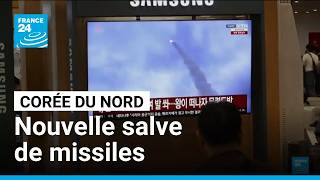 Corée du Nord : une dizaine de missiles tirés vers la mer du Japon • FRANCE 24